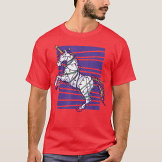 Camiseta Navidades Cute Unicornio Con Árbol De Xmas Válido