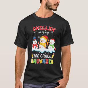 Camiseta Navidades Cutetos Chillin' Con Mis Nieves De 3er G