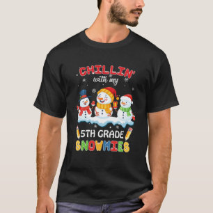 Camiseta Navidades Cutetos Chillin' Con Mis Nieves De 5º Gr