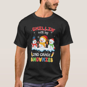Camiseta Navidades Cutos Chillin' Con Mis Nieves De 2º Grad