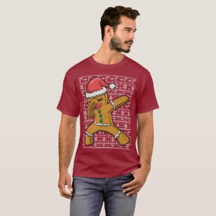 Camiseta Navidades Dabbing Gingerbread Man