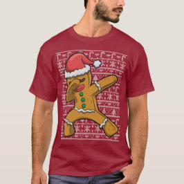Camiseta Navidades Dabbing Gingerbread Man