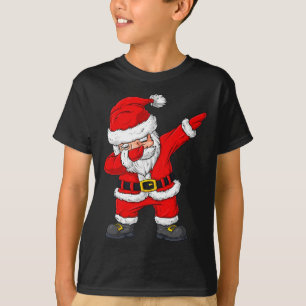 Camiseta Navidades Dabbing Santa Claus Niños Chicas Niños N