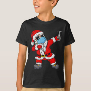 Camiseta Navidades Dabbing Santa Claus Xmas Chicas divertid