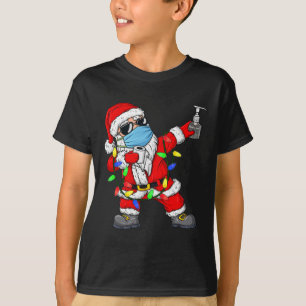 Camiseta Navidades Dabbing Santa Claus Xmas Chicas divertid