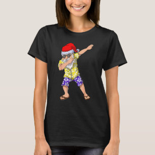 Camiseta Navidades Dabbing Santa De Hawái El 1 De Julio