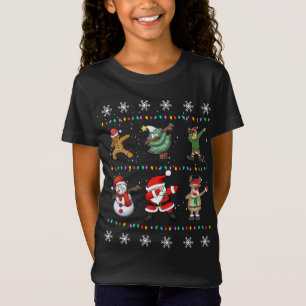 Camiseta Navidades Dabbing Santa Elves Xmas