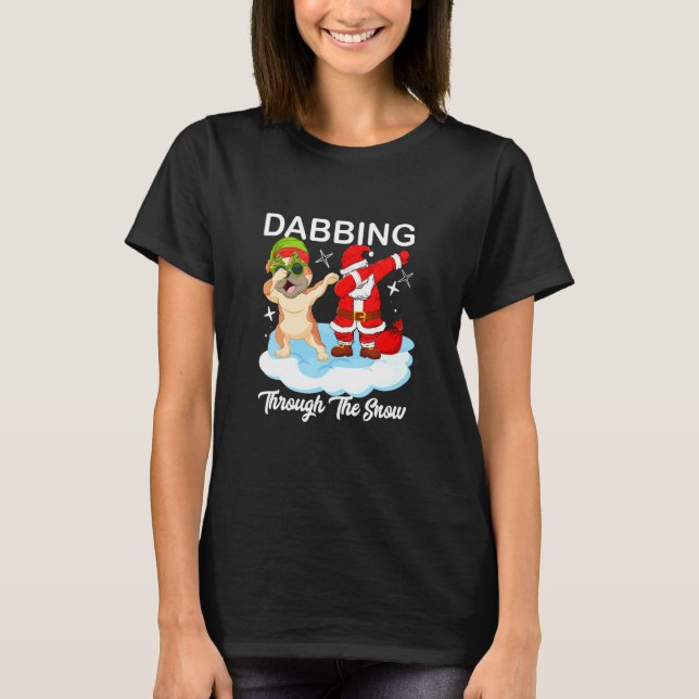 Camiseta Navidades Dabbing Through the Snow (Anverso)