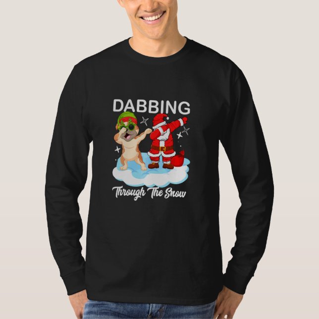Camiseta Navidades Dabbing Through the Snow (Anverso)