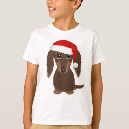 Camiseta Navidades Dachshund Santa