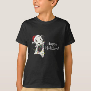 Camiseta Navidades dálmatas perros animales de invierno per