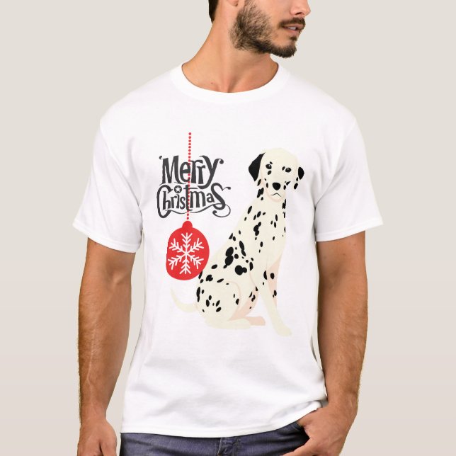 Camiseta Navidades Dalmatian (Anverso)