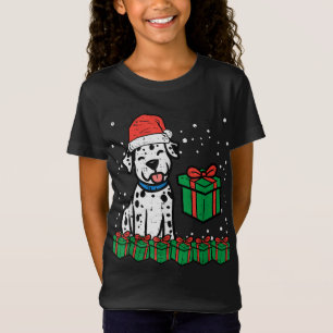 Camiseta Navidades Dalmatian Santa Cute Xmas Perro