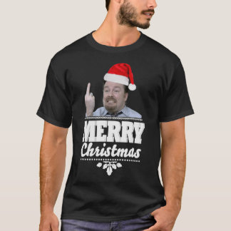 Camiseta Navidades David Brent Ricky Gervais Funny &x27;On 