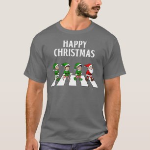 Camiseta Navidades de Abbey Road de Santa y Elves