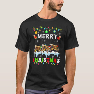 Camiseta Navidades De Abejas Escuadrón De Navidad Mujeres H