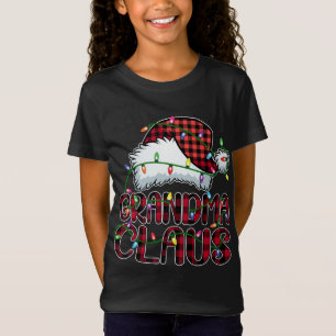 Camiseta Navidades De Abuela Claus Encenden Partido Familia