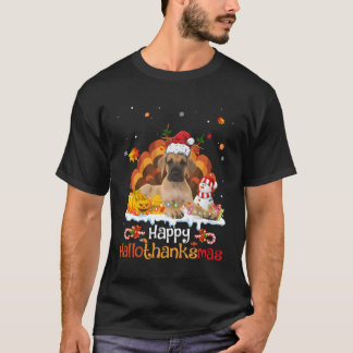 Camiseta Navidades de Acción de Gracias de Hallothanksmas H