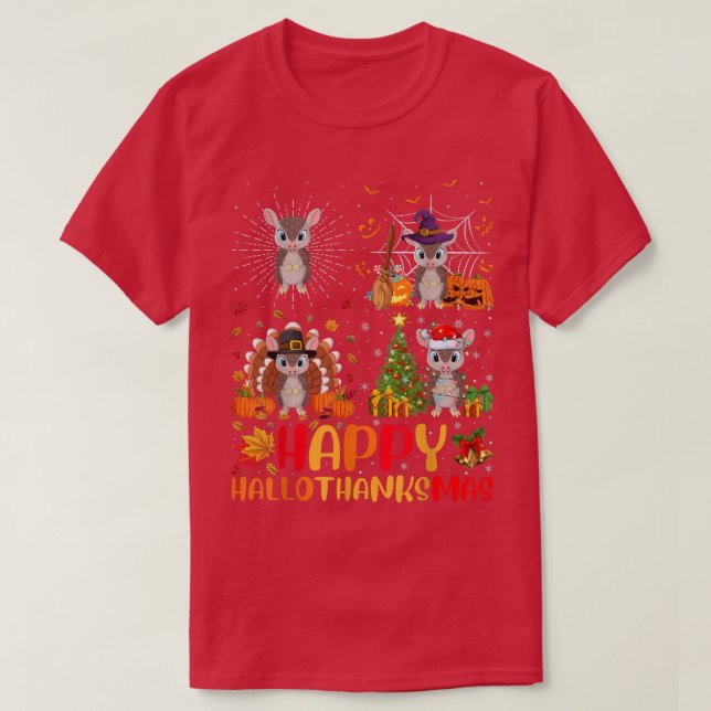 Camiseta Navidades de Acción de Gracias de Halloween Armadi (Diseño del anverso)