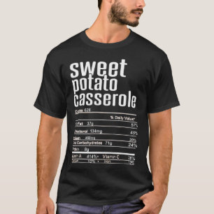 Camiseta Navidades de Acción de Gracias Dulce Potato Cerole