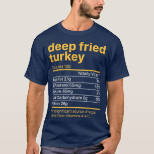 Camiseta Navidades de Acción de Gracias Nutrición en Turquí