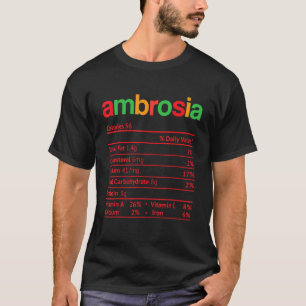 Camiseta Navidades de Acción de Gracias por la Nutrición de