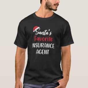 Camiseta Navidades de agentes de seguros favoritos de los a