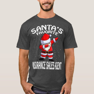 Camiseta Navidades de agentes de ventas de seguros favorito