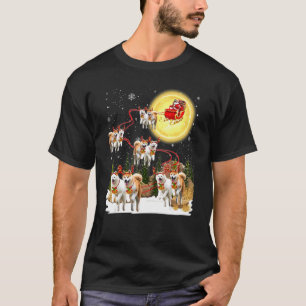 Camiseta Navidades de Akita Sleigh Decoración de Papá Noel 