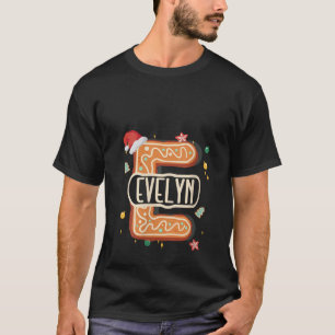 Camiseta Navidades De Alfabeto De Gingerbread Camisas Coinc