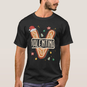Camiseta Navidades De Alfabeto De Gingerbread Camisas Coinc