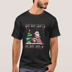 Camiseta Navidades de alumbrado de árboles de mariscos de S