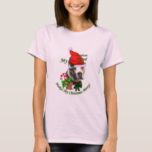 Camiseta Navidades de American Pit Bull Terrier