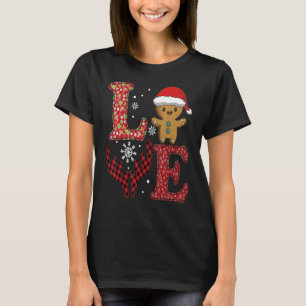 Camiseta Navidades de amor 2022 Hombre de pan de búfalo