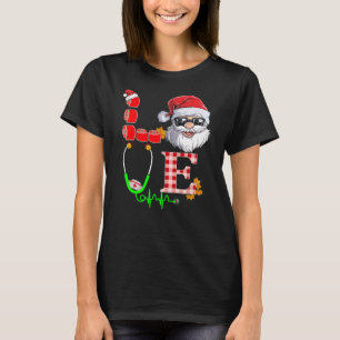 Camiseta Navidades de Amor Enfermera  Divertidos Navidades 