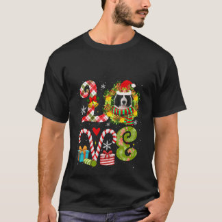 Camiseta Navidades de amor Landseer vistiendo búho de Santa