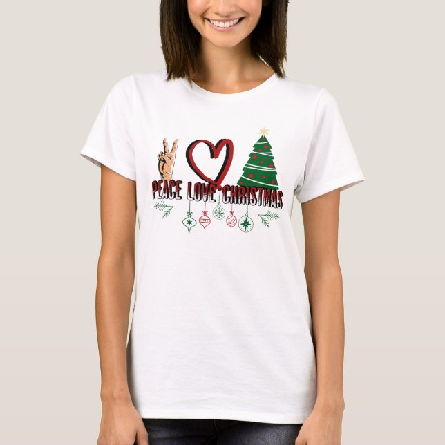 Camiseta Navidades de amor por la paz (Anverso)