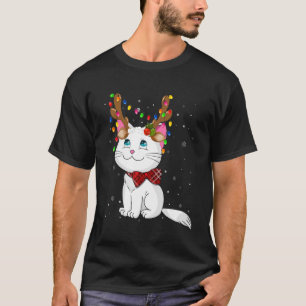 Camiseta Navidades De Anguilas De Renos De Gato navidades E