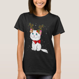 Camiseta Navidades De Anguilas De Renos De Gato navidades E