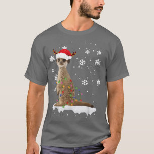 Camiseta Navidades de animales divertidos de Santa Mongoosa