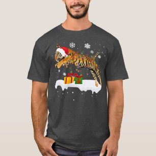 Camiseta Navidades de animales divertidos de Santa Tiger il