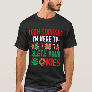 Camiseta Navidades de apoyo técnico se burlan de las mujere