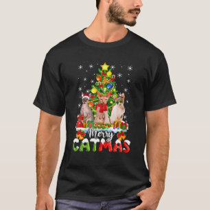 Camiseta Navidades de árbol de navidad de navidad Sphynx Ca