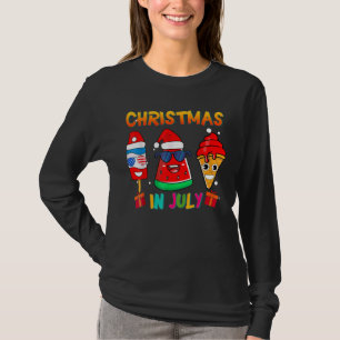 Camiseta Navidades De Árboles De Navidad De La sandía En Ju