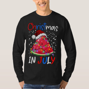 Camiseta Navidades De Árboles De Navidad De La sandía En Ju