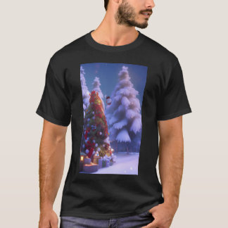 Camiseta Navidades de árboles de Navidad se acercan a sus a