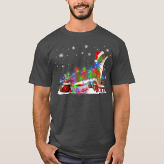 Camiseta Navidades de árboles divertidos iluminan Navidad P