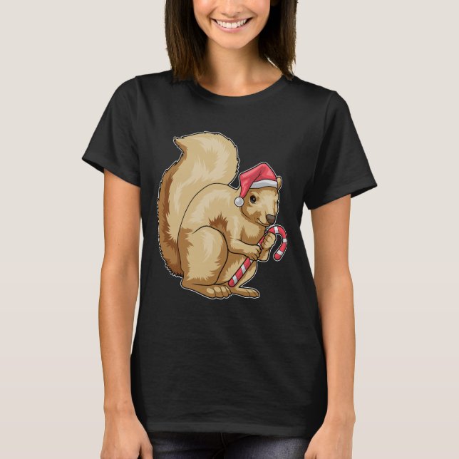 Camiseta Navidades de ardilla Candy (Anverso)