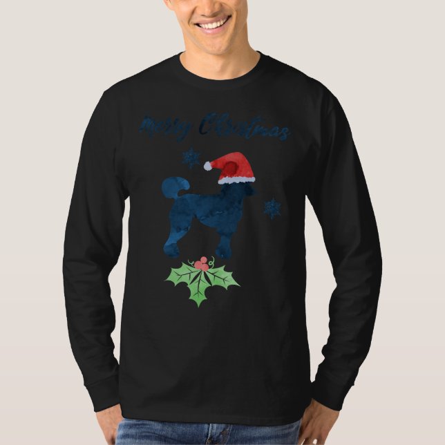 Camiseta Navidades de arte canino (Anverso)