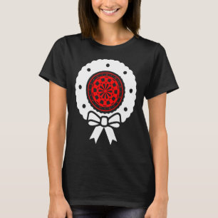 Camiseta Navidades de arte forman un dardo
